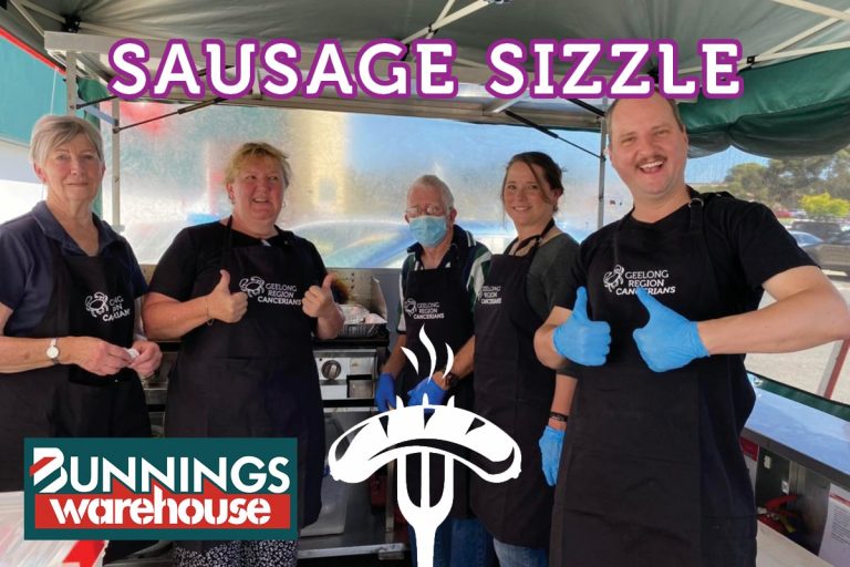 GRC sausage sizzle at Bunnings